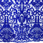 Tul bordado color rey A778 — Palacio Glamour
