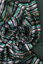 Tul bordado color verde A666 — Palacio Glamour