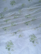Tul bordado color verde H188 — Palacio Glamour
