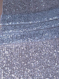 Tul bordado color plata A913 — Palacio Glamour