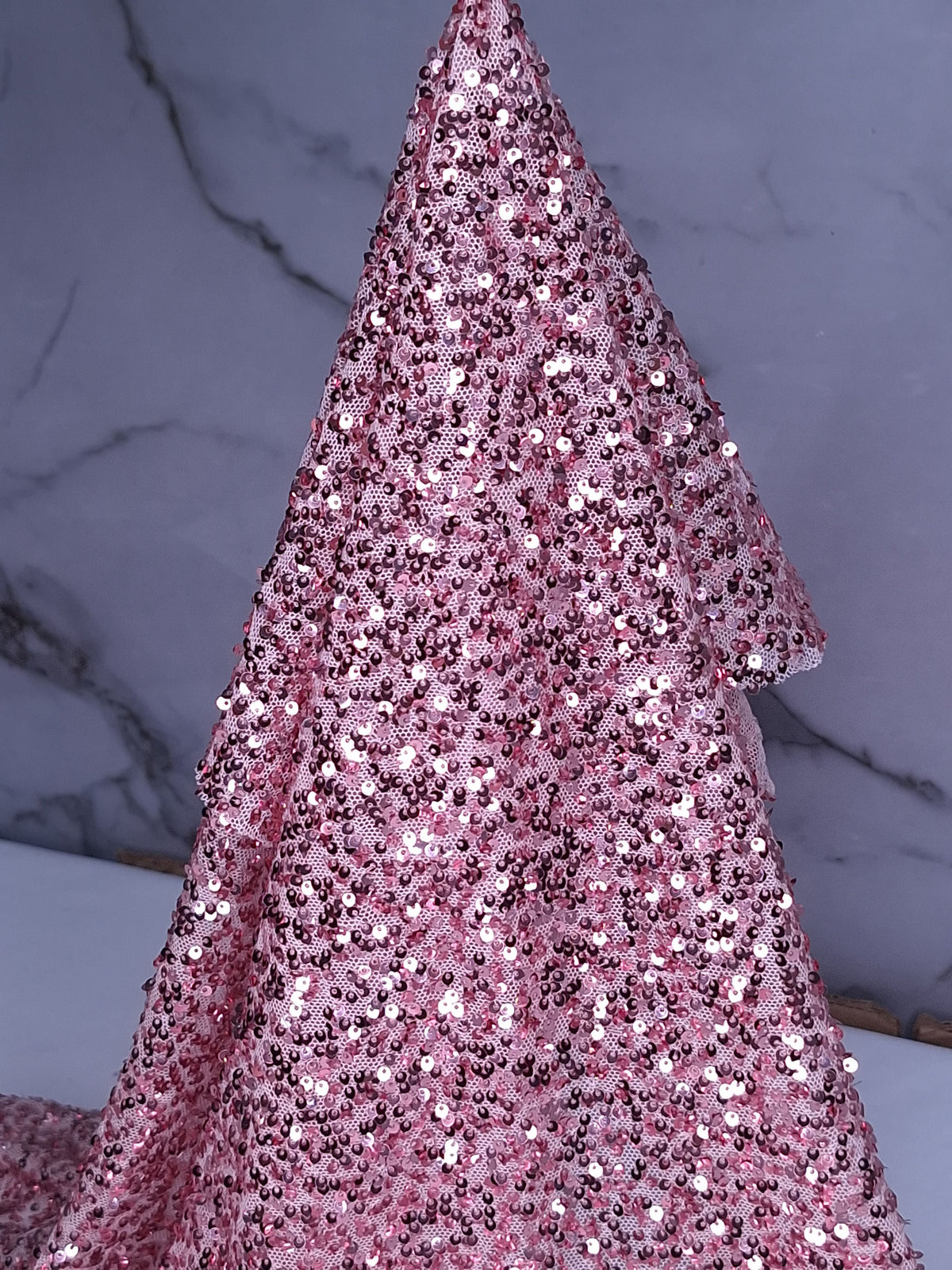 Tul bordado color rosa A912, para vestidos de noche de boda y de XV años — Palacio Glamour
